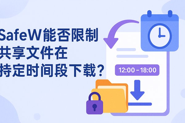 SafeW 是否支持设定特定时间段来限制共享文件的下载？